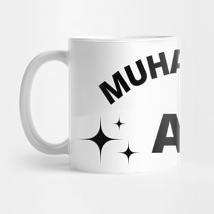 Muhammad Ali typography Mug